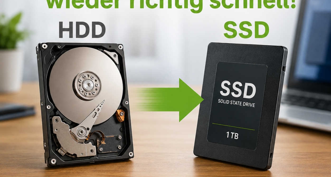 SSD statt HDD: So wird ein alter PC wieder richtig schnell